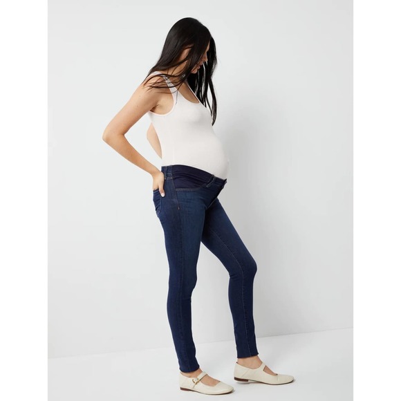 J Brand Mama J Super Skinny Maternity Jeans - /Navy - 29M - Picture 3 of 8